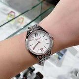  Shop Authentic Michael Kors Mindy White Dial Silver Steel Strap Watch For Women - MK7075 - Luxxuri