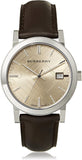  Shop Authentic Burberry The City Gold Dial Brown Leather Strap Watch for Men - BU9011 - Luxxuri