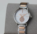  Shop Authentic Michael Kors Portia Quartz Silver Dial Two Tone Steel Strap Watch For Women - MK3709 - Luxxuri