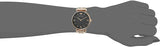  Shop Authentic Emporio Armani Gianni T-Bar Black Dial Rose Gold Strap Watch For Women - AR11145 - Luxxuri