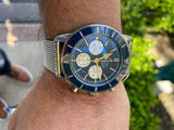  Shop Authentic Breitling Superocean Heritage B01 Chronograph 44 Blue Dial Silver Mesh Bracelet Watch for Men - AB0162161C1A1 - Luxxuri