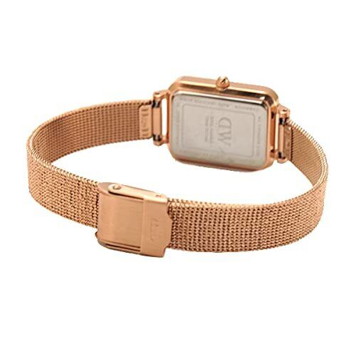  Shop Authentic Daniel Wellington Quadro Melrose White Dial Gold Mesh Strap Watch For Women - DW00100431 - Luxxuri