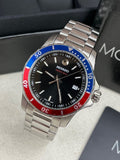  Shop Authentic Movado Series 800 Pepsi Black Dial Silver Steel Strap Watch for Men - 2600152 - Luxxuri