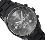  Shop Authentic Emporio Armani Sportivo Chronograph Black Dial Black Stainless Steel Watch For Men - AR5889 - Luxxuri