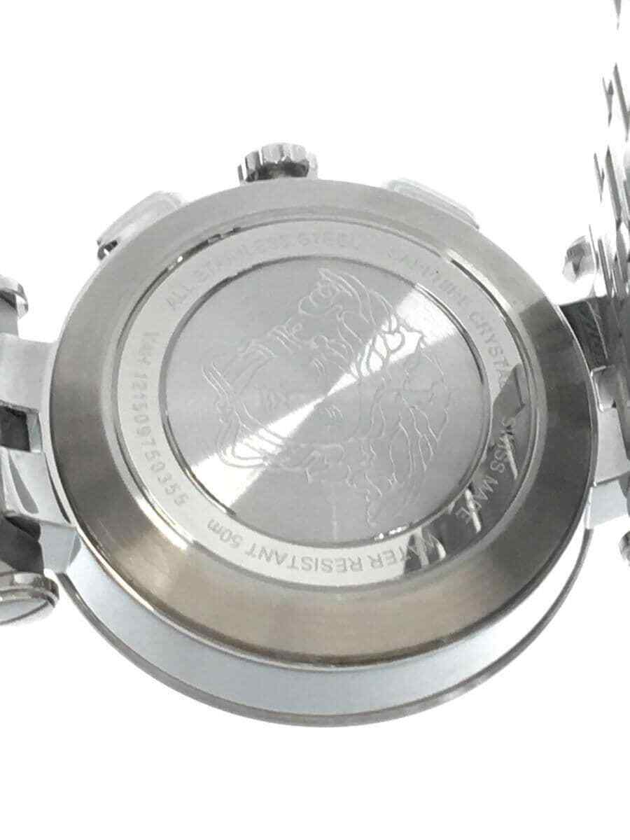  Shop Authentic Versace V-Race Sport Black Dial Silver Steel Strap Watch for Men - VAH010016 - Luxxuri