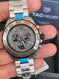  Shop Authentic Tag Heuer Formula 1 Chronograph Indy 500 Special Edition Grey Dial Silver Steel Strap Watch for Men - CAZ1016.EB0058 - Luxxuri
