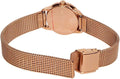  Shop Authentic Calvin Klein Minimal White Dial Rose Gold Mesh Bracelet Watch for Women - K3M23626 - Luxxuri