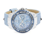  Shop Authentic Guess Limelight Quartz Blue Dial Blue Leather Strap Watch For Men - W0775l1 - Luxxuri