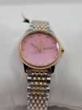  Shop Authentic Gucci G Timeless Quartz Pink Dial Two Tone Steel Strap Watch For Women - YA1265030 - Luxxuri