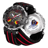  Shop Authentic Tissot T Race Chronograph Stefan Bradl Special Edition Black Dial Black Rubber Strap Watch for Men - T092.417.27.057.02 - Luxxuri
