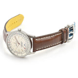  Shop Authentic Breitling Navitimer Automatic 41 White Dial Brown Leather Strap Watch for Men - A17326211G1P2 - Luxxuri