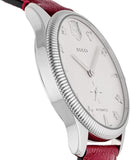  Shop Authentic Gucci G Timeless Automatic Silver Dial Red Leather Strap Watch For Men - YA126346 - Luxxuri