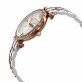  Shop Authentic Emporio Armani Gianni T-Bar Silver Dial Two Tone Steel Strap Watch For Women - AR11293 - Luxxuri
