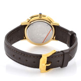  Shop Authentic Movado Ultra Slim Blue Dial Brown Leather Strap Watch For Women - 0607092 - Luxxuri