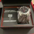  Shop Authentic Tag Heuer Formula 1 Mario Kart Chronograph Black Dial Black Leather Strap Watch for Men - CAZ201E.FC6517 - Luxxuri