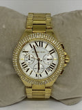  Shop Authentic Michael Kors Camille Silver Diamonds Dial Gold Steel Strap Watch for Women - MK5756 - Luxxuri