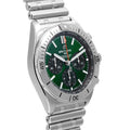  Shop Authentic Breitling Chronomat B01 42mm Green Dial Silver Steel Strap Watch for Men - AB01343A1L1A1 - Luxxuri