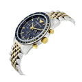  Shop Authentic Emporio Armani Tazio Chronograph Blue Dial Two Tone Stainless Steel Watch For Men - AR6088 - Luxxuri