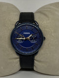  Shop Authentic Fossil Tailor Blue Dial Blue Leather Strap Watch for Women - ES4092 - Luxxuri