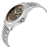  Shop Authentic Gucci G Timeless Brown Dial Silver Steel Strap Watch For Women - YA126503 - Luxxuri