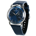  Shop Authentic Emporio Armani Aviator Quartz Blue Dial Blue Leather Strap Watch For Men - AR11335 - Luxxuri