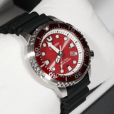  Shop Authentic Citizen Eco Drive Promaster Marine Red Dial Black Rubber Strap Watch For Men - BN0159-15X - Luxxuri