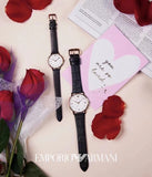  Shop Authentic Emporio Armani Kappa Quartz White Dial Black Leather Strap Watch For Men - AR80015 - Luxxuri