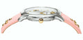  Shop Authentic Versace Audrey Quartz White Dial Pink Leather Strap Watch for Women - VELR00119 - Luxxuri