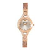  Shop Authentic Emporio Armani Chiara Silver Dial Rose Gold Steel Strap Watch For Women - AR7362 - Luxxuri