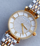  Shop Authentic Emporio Armani Gianni T Bar Analog White Dial Two Tone Steel Strap Watch For Women - AR2076 - Luxxuri