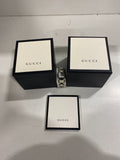  Shop Authentic Gucci G Gucci Diamonds Mother of Pearl Dial Silver Steel Strap Watch For Women - YA125502 - Luxxuri