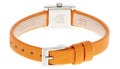  Shop Authentic Gucci G-Frame Square Mother of Pearl Orange Dial Orange Leather Strap Watch For Women - YA128532 - Luxxuri