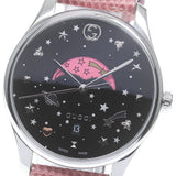  Shop Authentic Gucci G-Timeless Moonphase Black Dial Pink Leather Strap Watch For Women - YA1264046 - Luxxuri