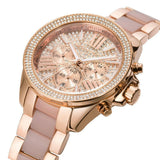  Shop Authentic Michael Kors Wren Crystals Rose Gold Dial Rose Gold Steel Strap Watch for Women - MK6096 - Luxxuri