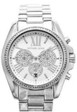  Shop Authentic Michael Kors Bradshaw Chronograph Silver Dial Silver Steel Strap Watch For Women - MK6537 - Luxxuri