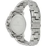  Shop Authentic Maserati Successo Chronograph Silver Dial Silver Steel Strap Watch For Men - R8873621006 - Luxxuri