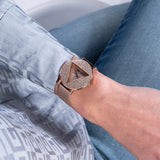  Shop Authentic Guess Iconic Diamonds Rose Gold Dial Rose Gold Mesh Bracelet Watch For Women - GW0477L3 - Luxxuri