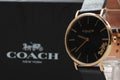  Shop Authentic Coach Perry Black Dial Black Leather Strap Watch for Women - 14503333 - Luxxuri