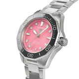  Shop Authentic Tag Heuer Aquaracer Professional 300 Automatic Diamonds Pink Dial Silver Steel Strap Watch for Women - WBP231J.BA0618 - Luxxuri