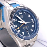  Shop Authentic Tag Heuer Autavia Cosc GMT Automatic Blue Dial Silver Steel Strap Watch for Men - WBE511A.BA0650 - Luxxuri