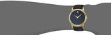  Shop Authentic Movado Museum Black Dial Black Leather Strap Watch For Men - 2100005 - Luxxuri