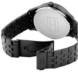  Shop Authentic Tommy Hilfiger Damon Quartz Chronograph Blue Dial Black Steel Strap Watch for Men - 1791454 - Luxxuri
