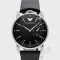  Shop Authentic Emporio Armani Aviator Quartz Black Dial Black Leather Strap Watch For Men - AR11336 - Luxxuri