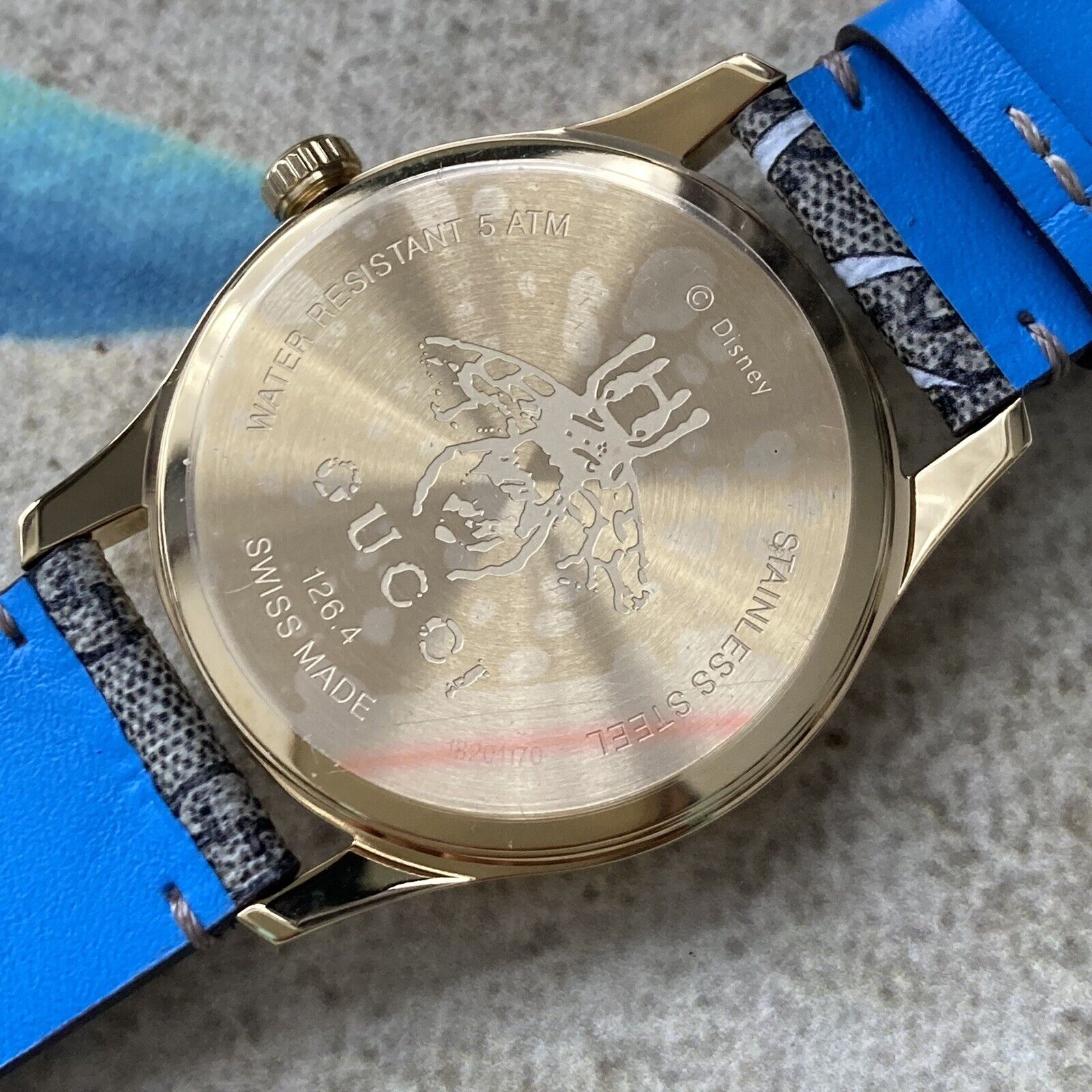  Shop Authentic Gucci G Timeless Disney Donald Duck Brown Dial Brown Leather Strap Watch For Women - YA1264167 - Luxxuri