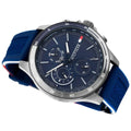  Shop Authentic Tommy Hilfiger Bank Blue Dial Blue Rubber Strap Watch for Men - 1791721 - Luxxuri