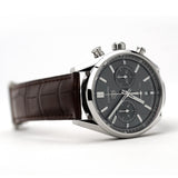  Shop Authentic Tag Heuer Carrera Chronograph Grey Dial Brown Leather Strap Watch for Men - CBN2012.FC6483 - Luxxuri