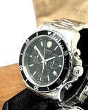  Shop Authentic Movado Series 800 Chronograph Black Dial Silver Steel Strap Watch For Men - 2600142 - Luxxuri