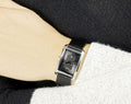  Shop Authentic Calvin Klein Window Black Dial Black Leather Strap Watch for Men - K2M23107 - Luxxuri