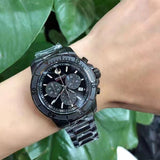  Shop Authentic Movado Series 800 Chronograph Black Dial Black Steel Strap Watch For Men - 2600119 - Luxxuri