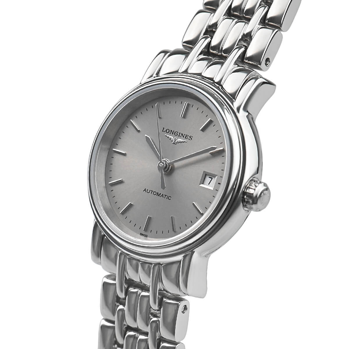  Shop Authentic Longines Presence 25.5mm Automatic Stainless Steel Watch for Women - L4.321.4.72.6 - Luxxuri